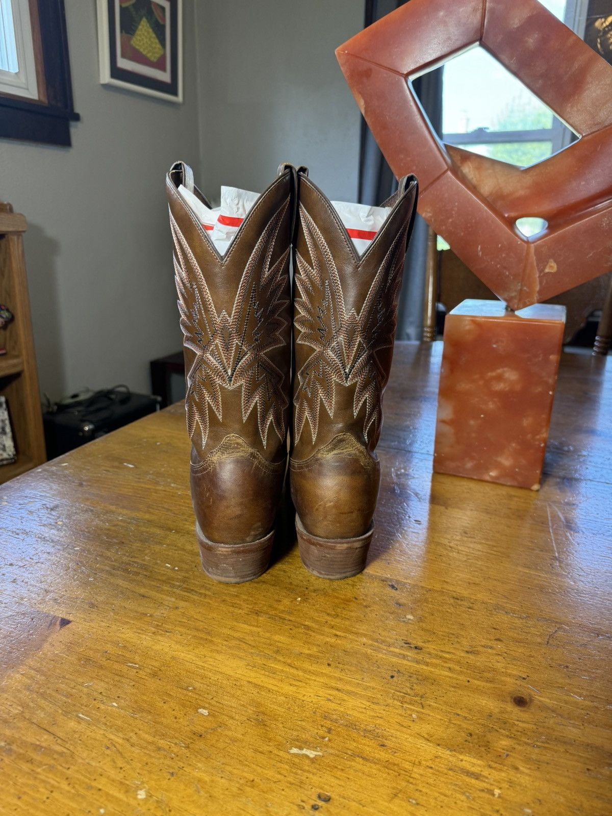 Nocona Vintage Nocona Cowboy Boots Sz 7.5 D Size US 7.5 / EU 40-41 - 4 Thumbnail