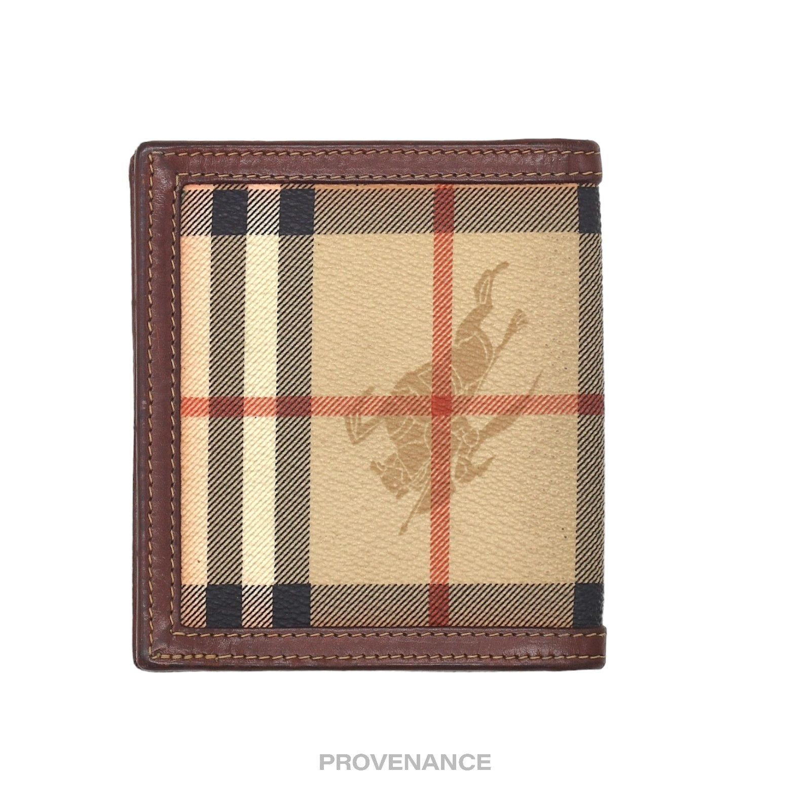 Burberry 🔴 Burberry ID Bifold Wallet - Nova Haymarket Check Brown Size ONE SIZE - 2 Thumbnail