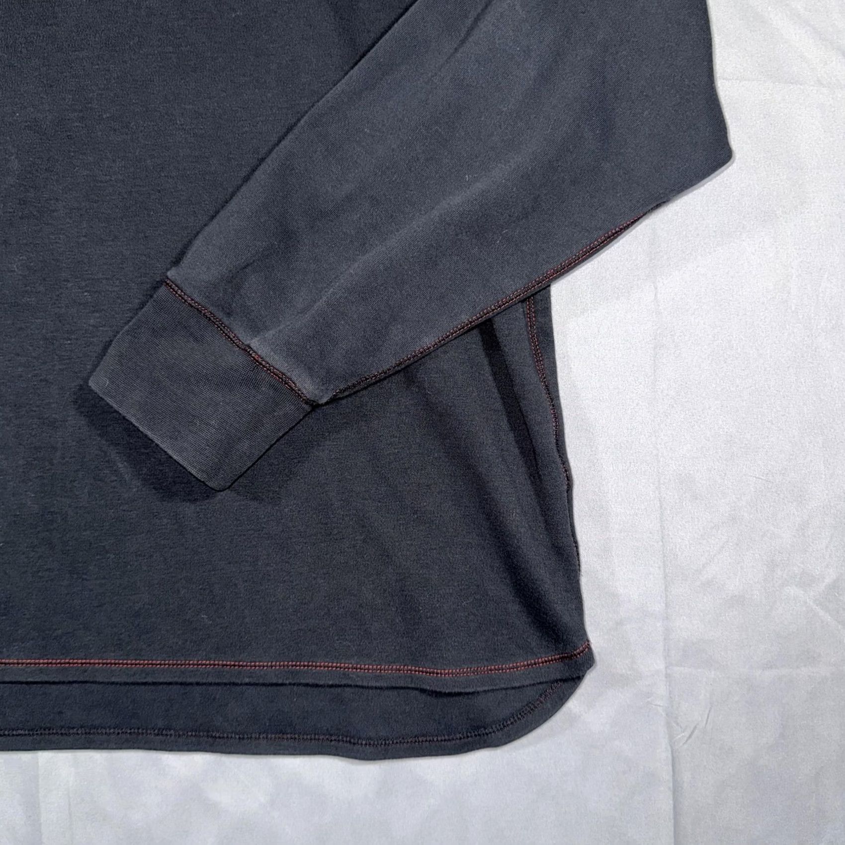 Robert Graham Robert Graham Pullover Mens XL Black 1/4 Zip Long Sleeve Cotton Knit Mock Neck Size US XL / EU 56 / 4 - 5 Thumbnail