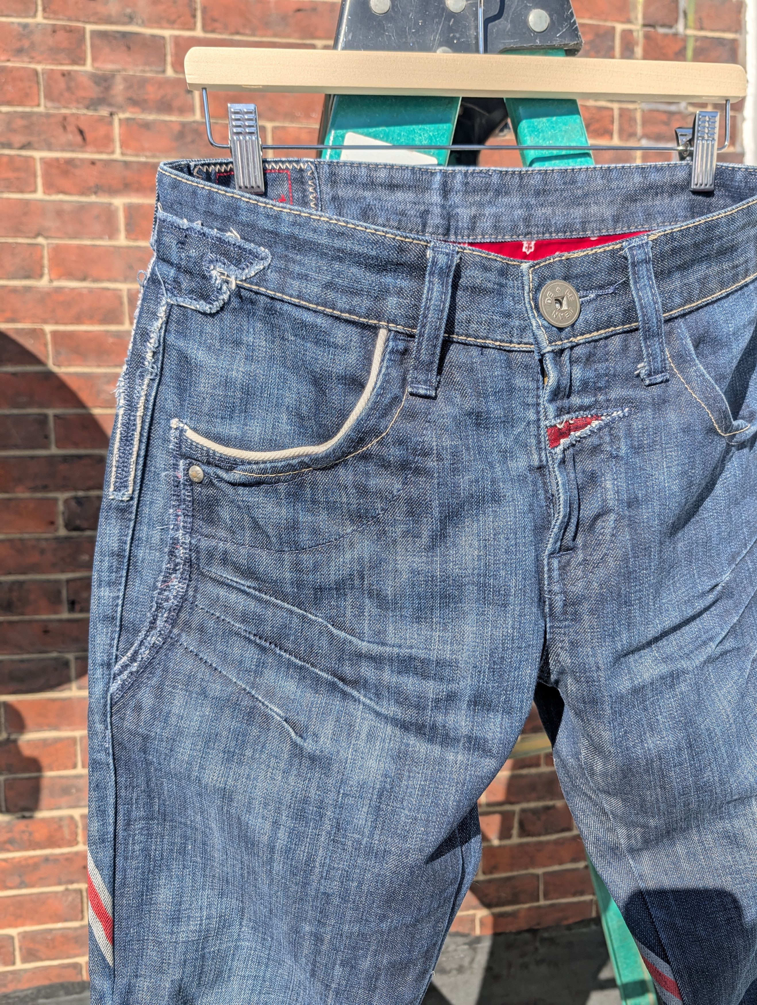 Marithe + Francois Girbaud MF+G American Flag Jeans Size US 34 / EU 50 - 5 Thumbnail