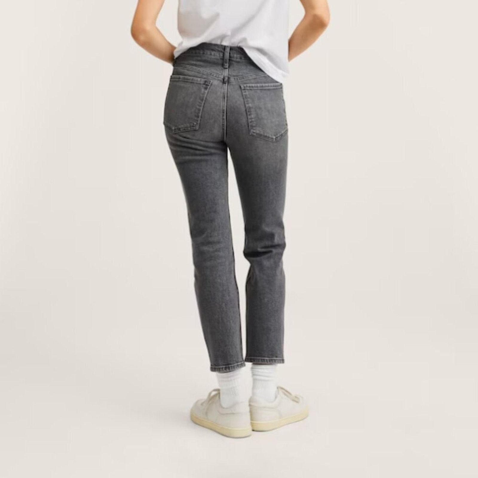 Mango Mango MNG Slim Mid-Rise Cropped Jeans NWT Plus 18 Size 40" / US 18 - 3 Thumbnail