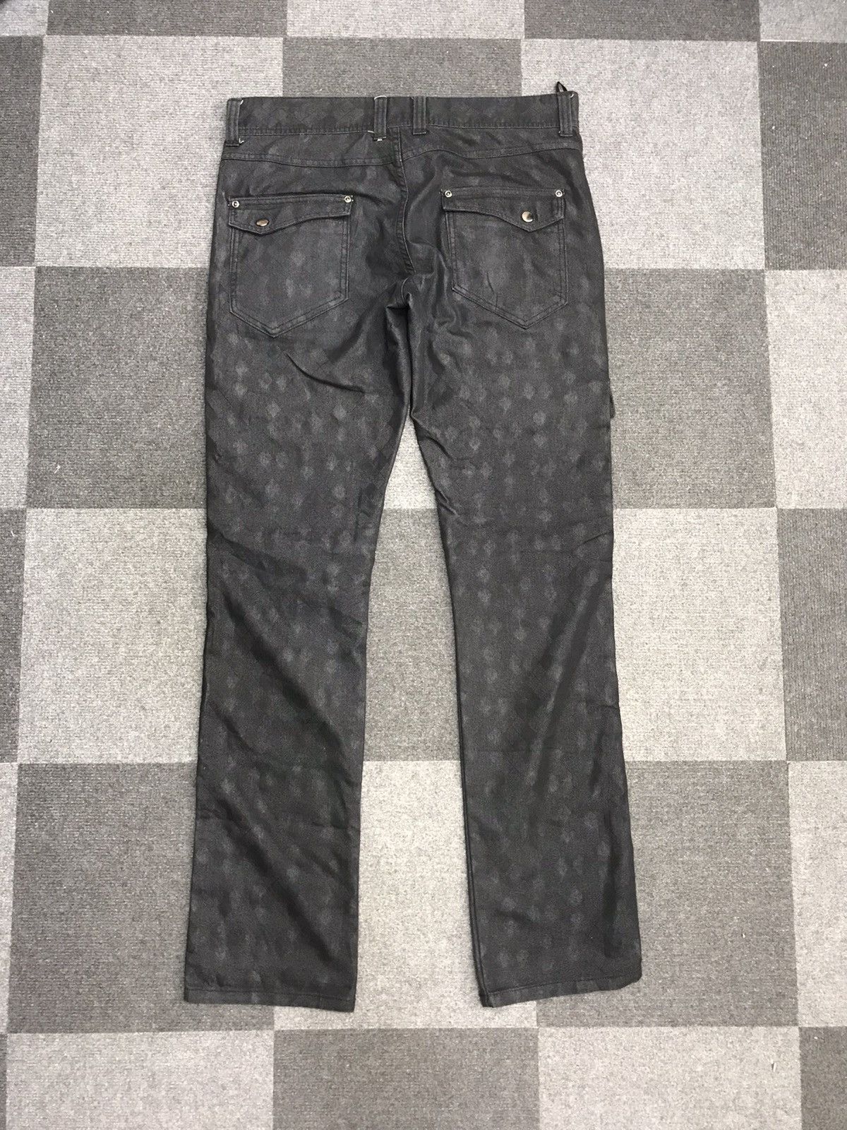 Japanese Brand semanticdesign Multipockets Artisanal Pattern Cargo Pant Size US 34 / EU 50 - 10 Thumbnail