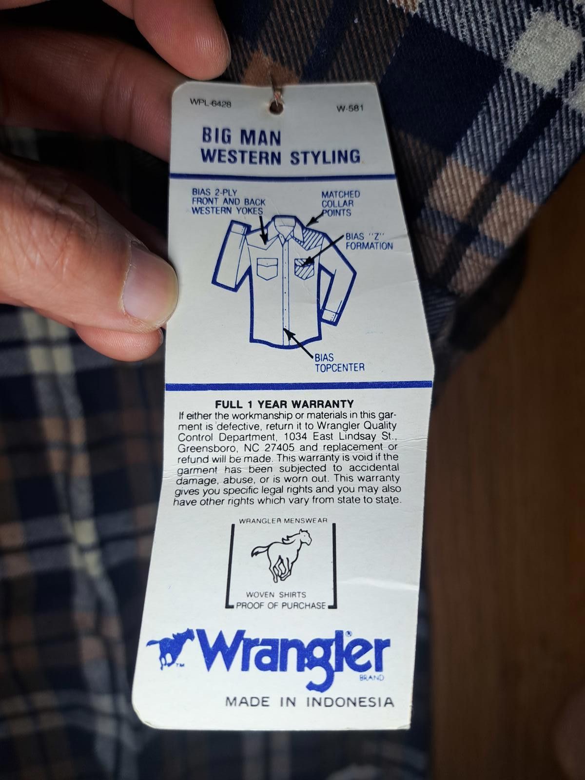 Wrangler NEW Wrangler Pearl Snap Flannel Shirt Mens 1XL Brown Plaid Size US M / EU 48-50 / 2 - 6 Thumbnail
