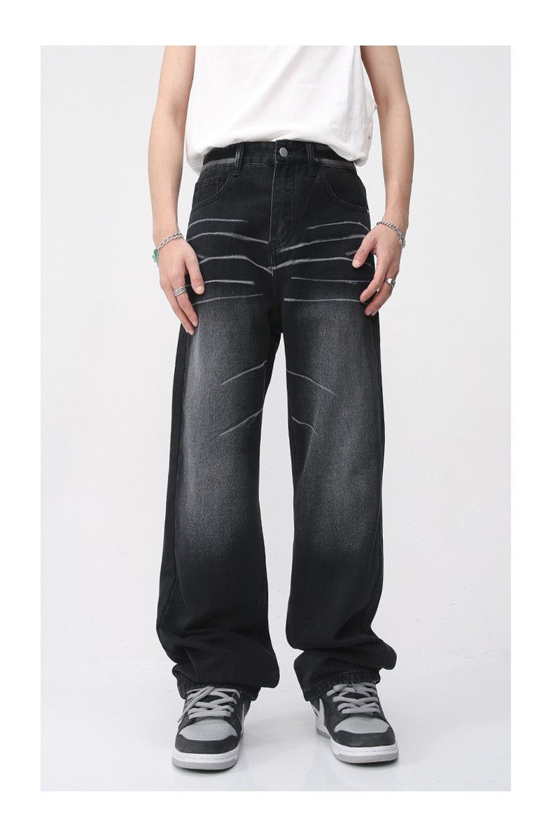 Japanese Brand × Vintage American street retro loose jeans y2k Size US 32 / EU 48 - 1 Thumbnail