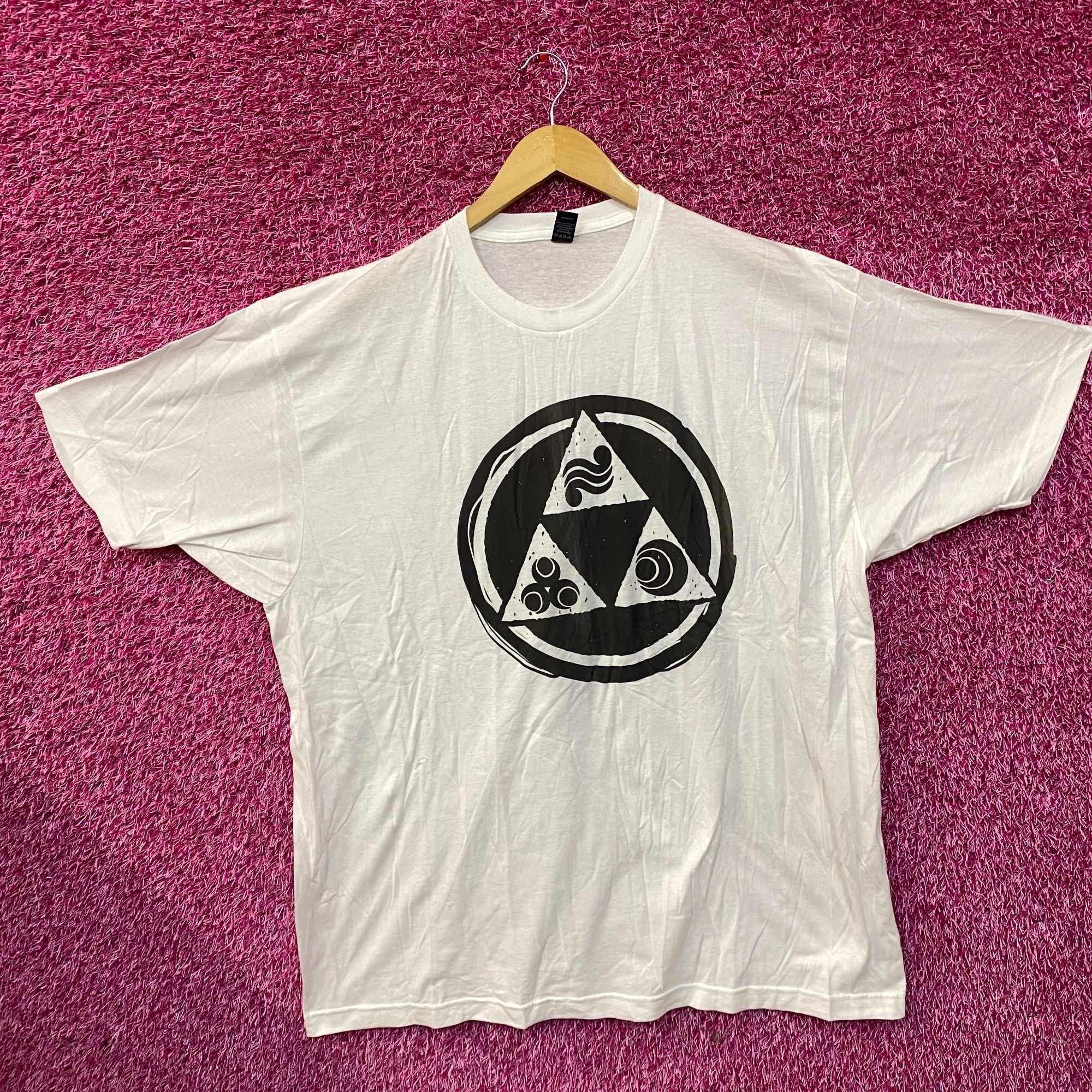 Nintendo The Legend of Zelda Triforce Elements Logo T-Shirt 2XL Size US XXL / EU 58 / 5 - 3 Thumbnail