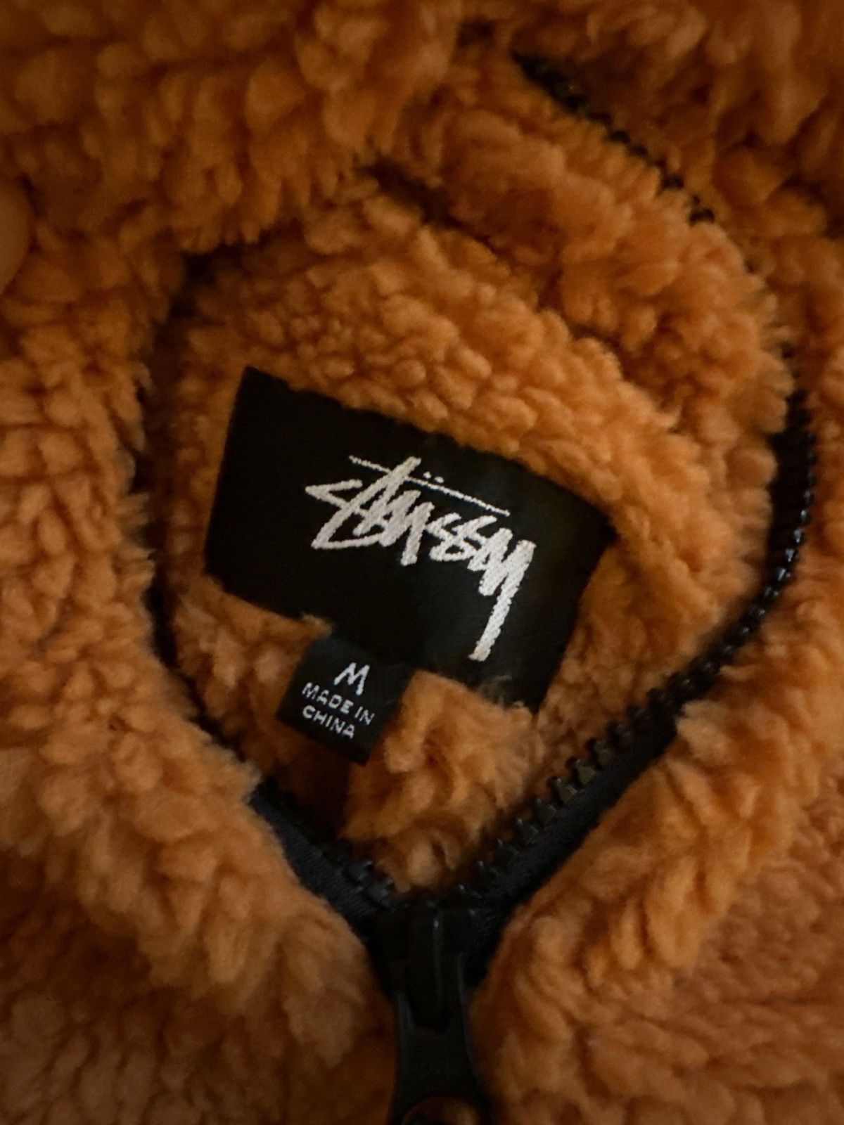 Stussy Stussy 8 Ball Sherpa Reversible Jacket Orange Size US M / EU 48-50 / 2 - 6 Thumbnail