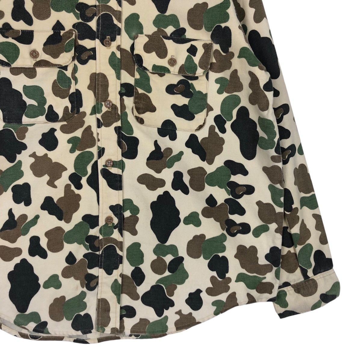 Japanese Brand Bape Style Button Up Oxford Shirt Medium Size US M / EU 48-50 / 2 - 4 Thumbnail
