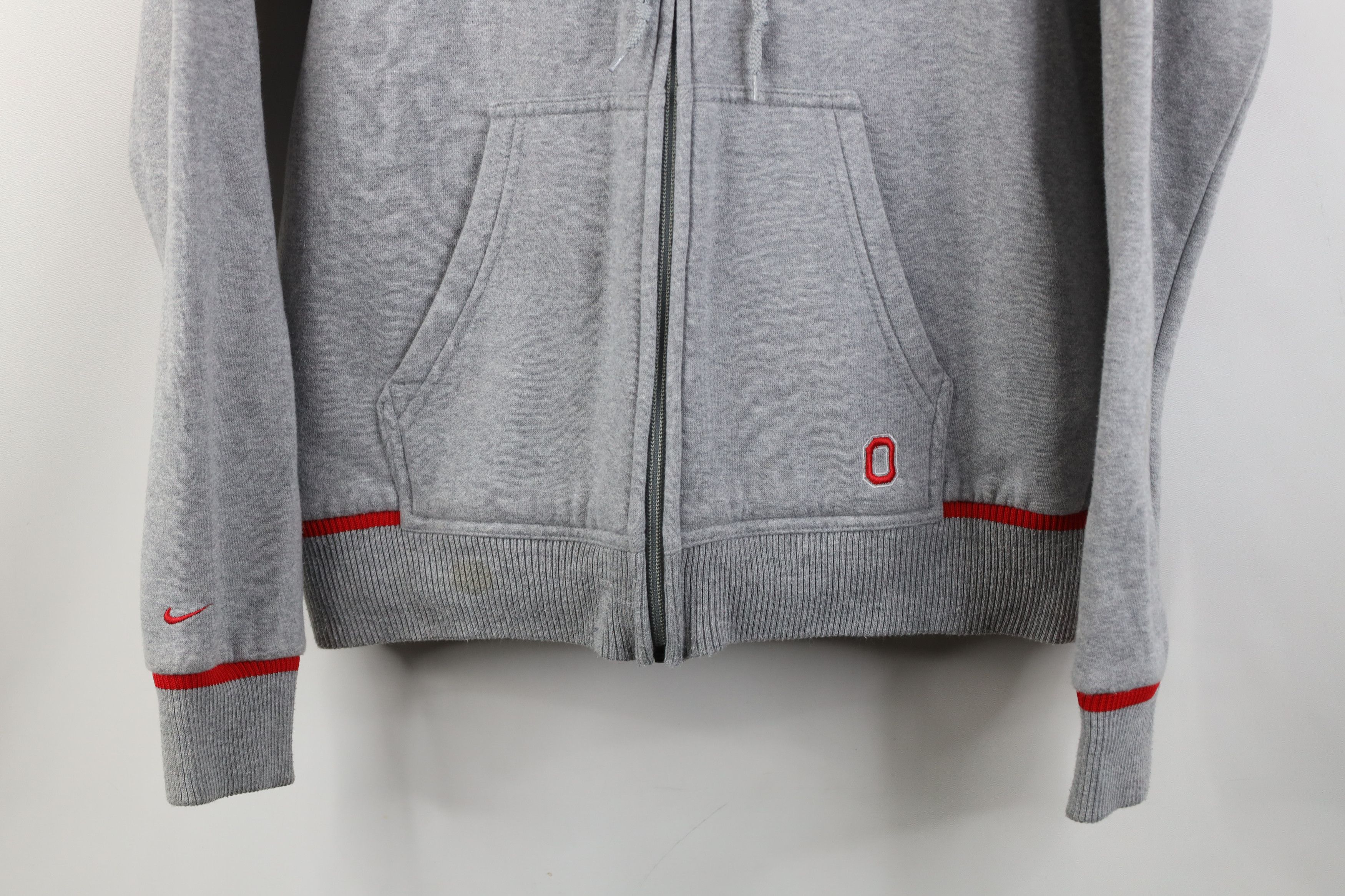 Nike Vintage Nike Scott Mini Swoosh Ohio State University Hoodie Size L / US 10 / IT 46 - 3 Thumbnail