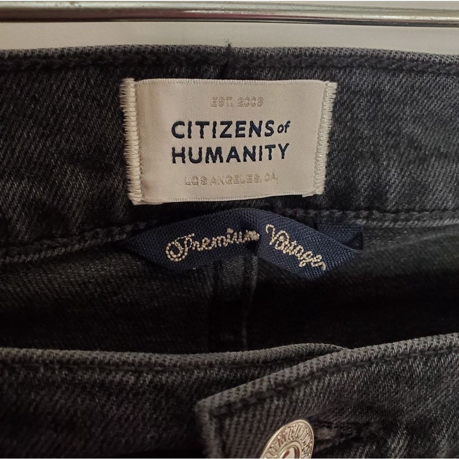 Citizens Of Humanity Citizens Of Humanity Ella Black Slim Crop Stretch Jean Sz 29 Size 29" - 5 Thumbnail