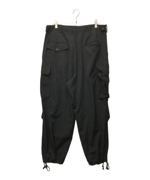 Yohji Yamamoto Yohji Yamamoto pour homme Wool gabardine wide cargo pants Size US 35 - 2 Thumbnail