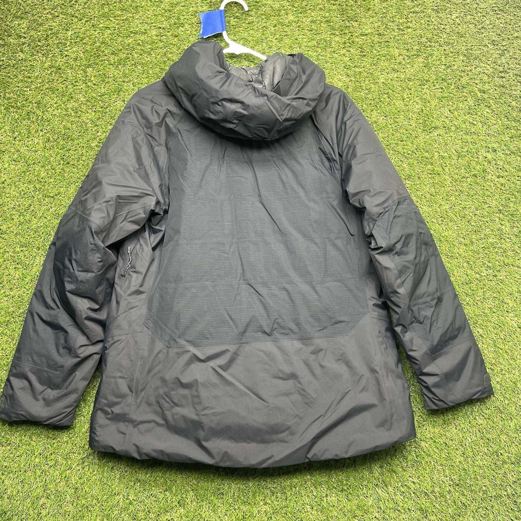 Vintage REI Co-op Jacket Womens XL Black Stormhenge 850 Down Waterproof Hooded Coat Hike Jacket Size XL / US 12-14 / IT 48-50 - 2 Thumbnail