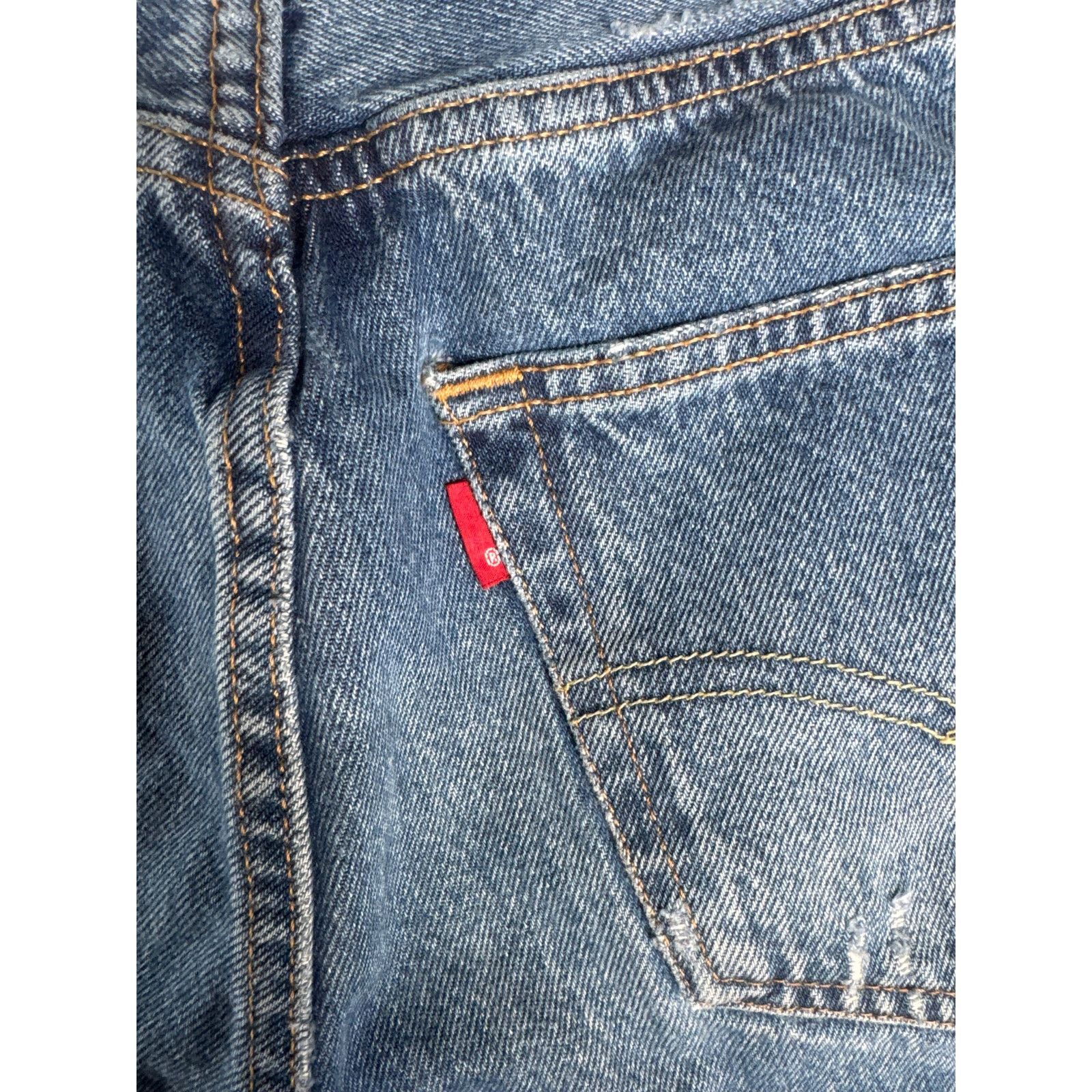 Levi's Levi’s Premium 501 90’s Cut-Off Shorts – Women’s Size 27 Size 27" / US 4 / IT 40 - 3 Thumbnail