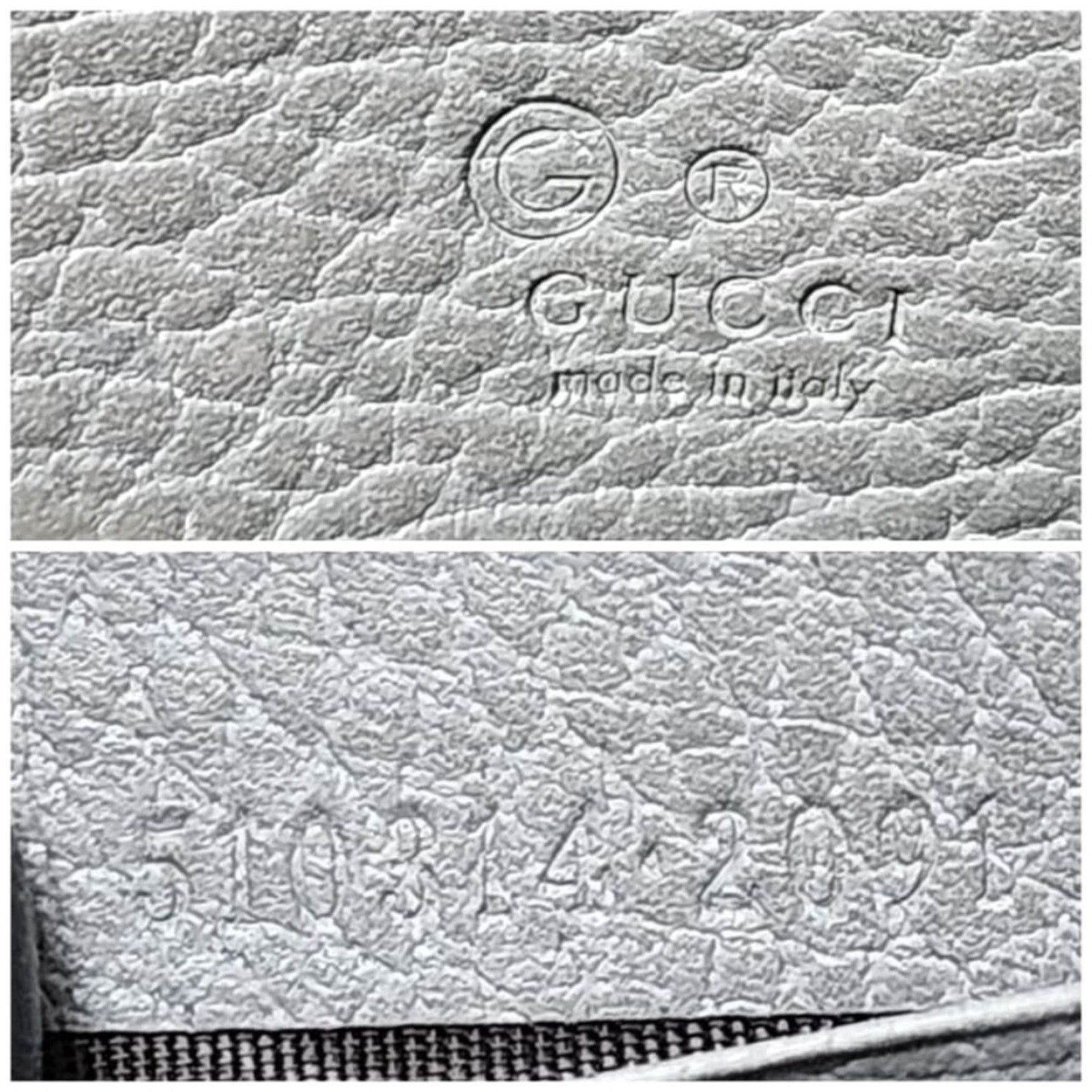 Gucci GUCCI Leather Interlocking G Dollar Flap Walet On Chain Grey Size ONE SIZE - 2 Thumbnail