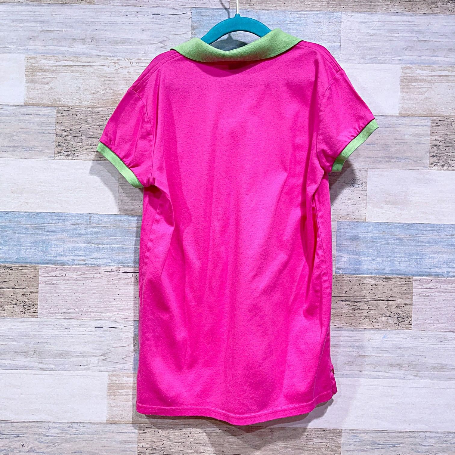 Ralph Lauren Sport Ralph Lauren Sport Y2K Baby Polo Tee Pink Green Slim Prep S Size S / US 4 / IT 40 - 3 Thumbnail