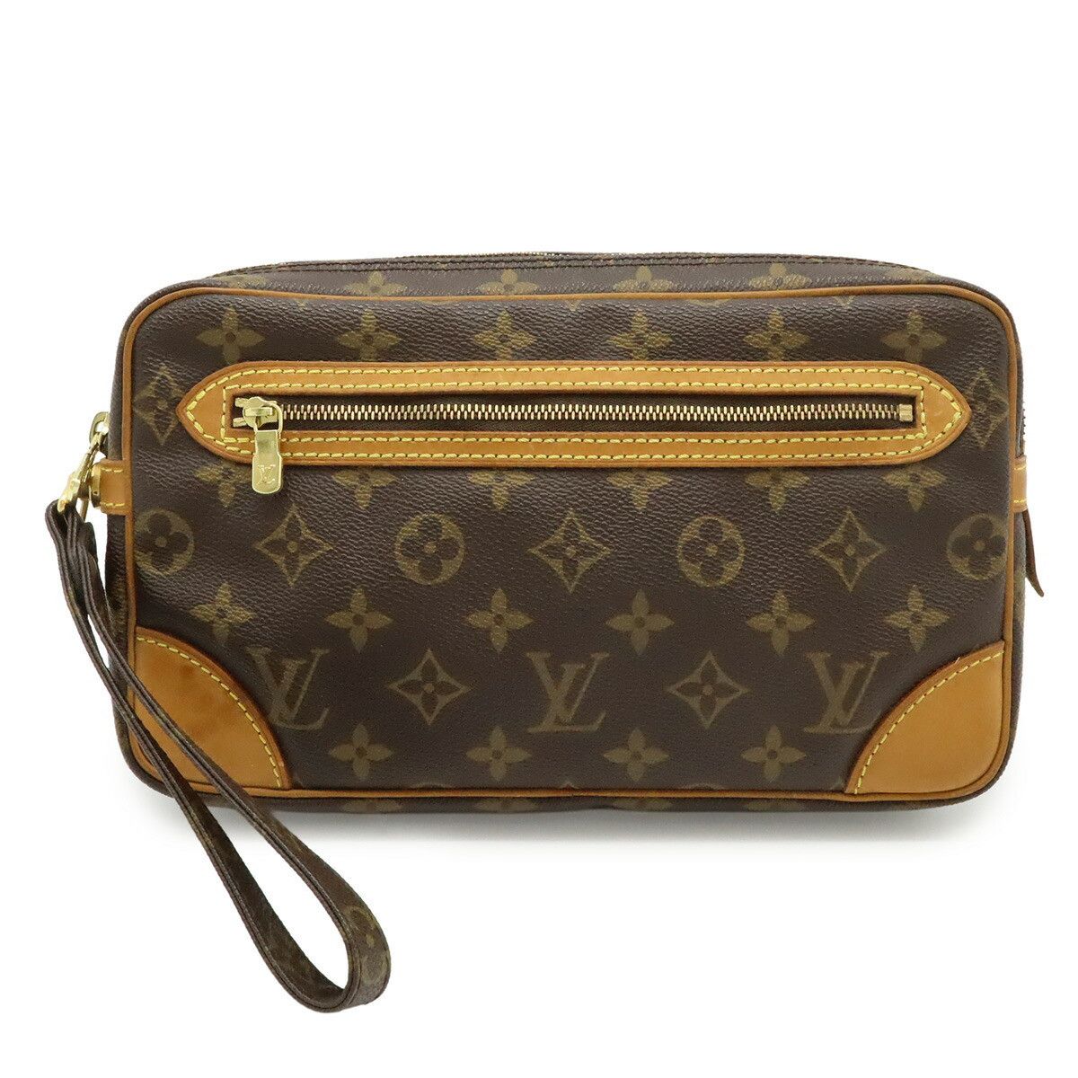 Louis Vuitton Louis Vuitton Louis Vuitton Monogram Clutch Bag Textile Handbag M51825 DUTY FREE for USA Size ONE SIZE - 1 Thumbnail