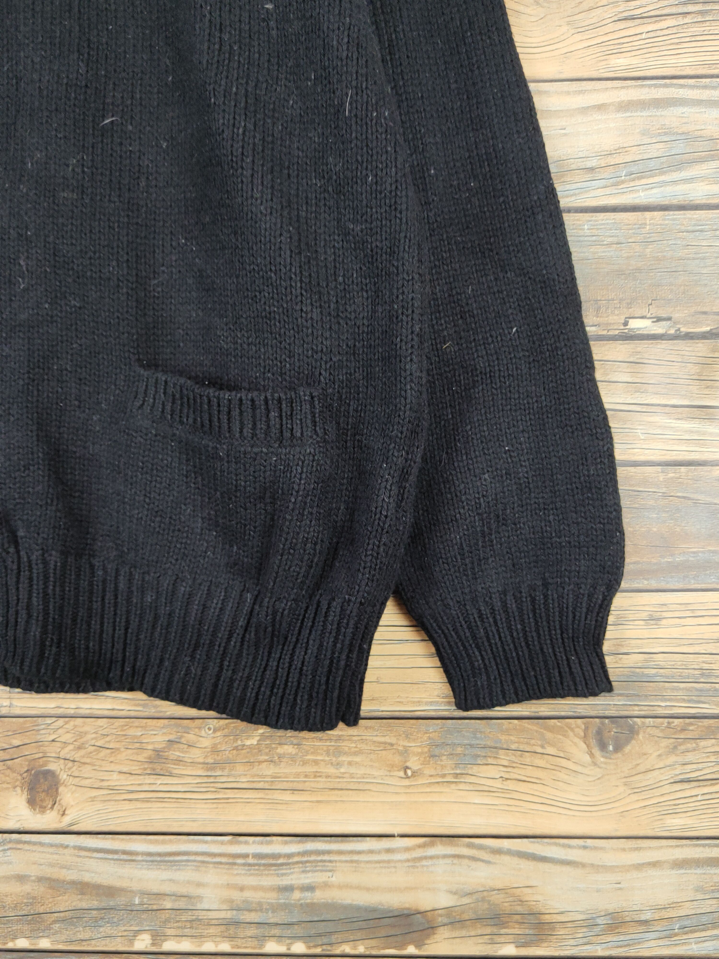 Homespun Knitwear Uniqlo Black Knitwear Cardigan #W1437 Size US XL / EU 56 / 4 - 6 Thumbnail