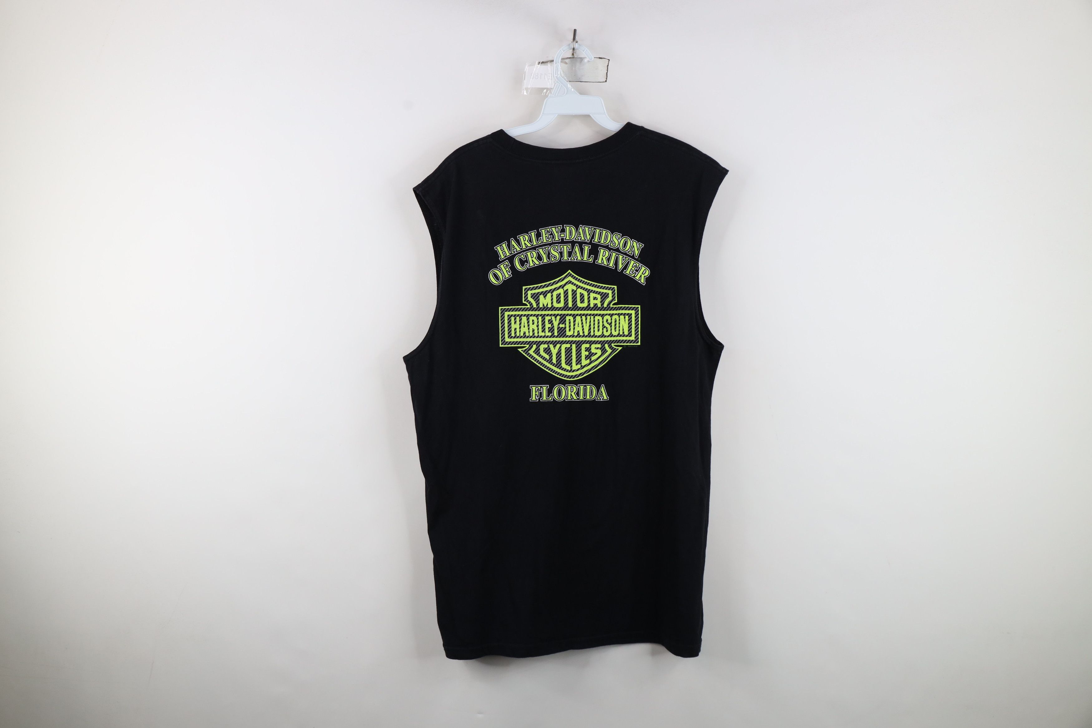 Harley Davidson Vintage Y2K Harley Davidson Skull Sleeveless Muscle T-Shirt Size US L / EU 52-54 / 3 - 14 Thumbnail