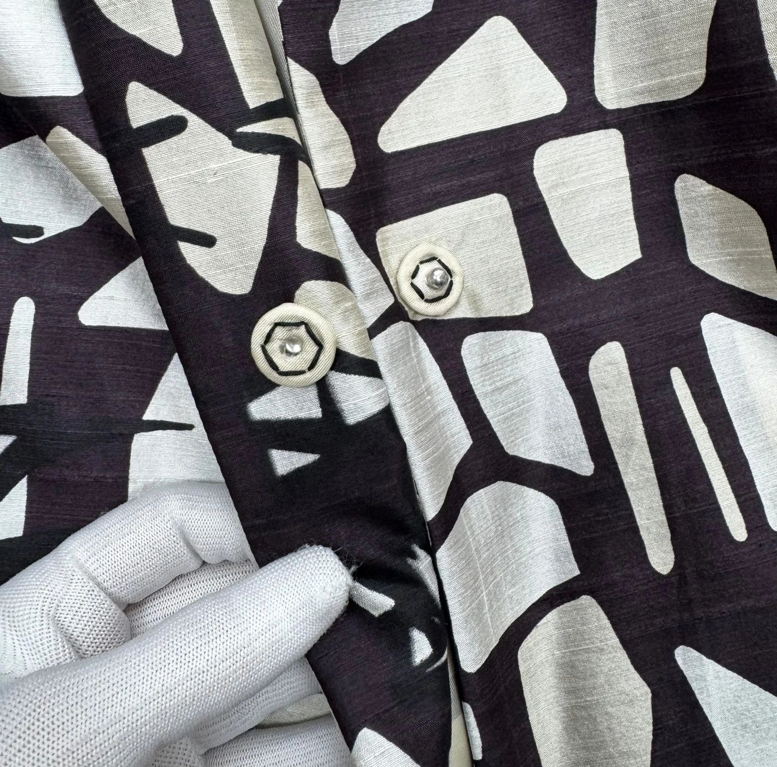 Hugo Boss Hugo Boss Silk Printed Belted Coat size UK10 IT42 Size M / US 6-8 / IT 42-44 - 12 Thumbnail