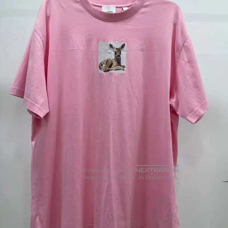 Burberry Burberry Pink Cotton Women's T-shirt. Size M / US 6-8 / IT 42-44 - 1 Thumbnail