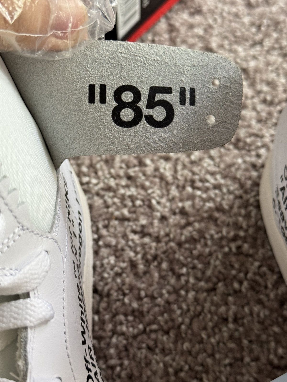 Jordan Brand × Off-White Off-White x Air Jordan 1 Euro **SOLD** Size US 11.5 / EU 44-45 - 17 Thumbnail