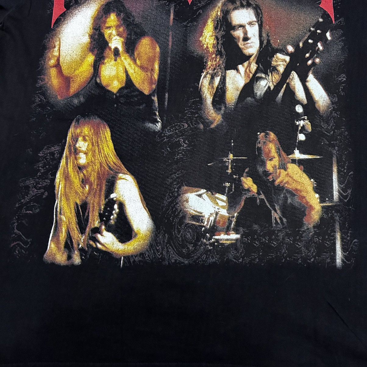 Hysteric Glamour Grail Vintage Manowar Tee ALL OVER PRINT SHIRT BIG LOGO TEE Size US XL / EU 56 / 4 - 7 Thumbnail