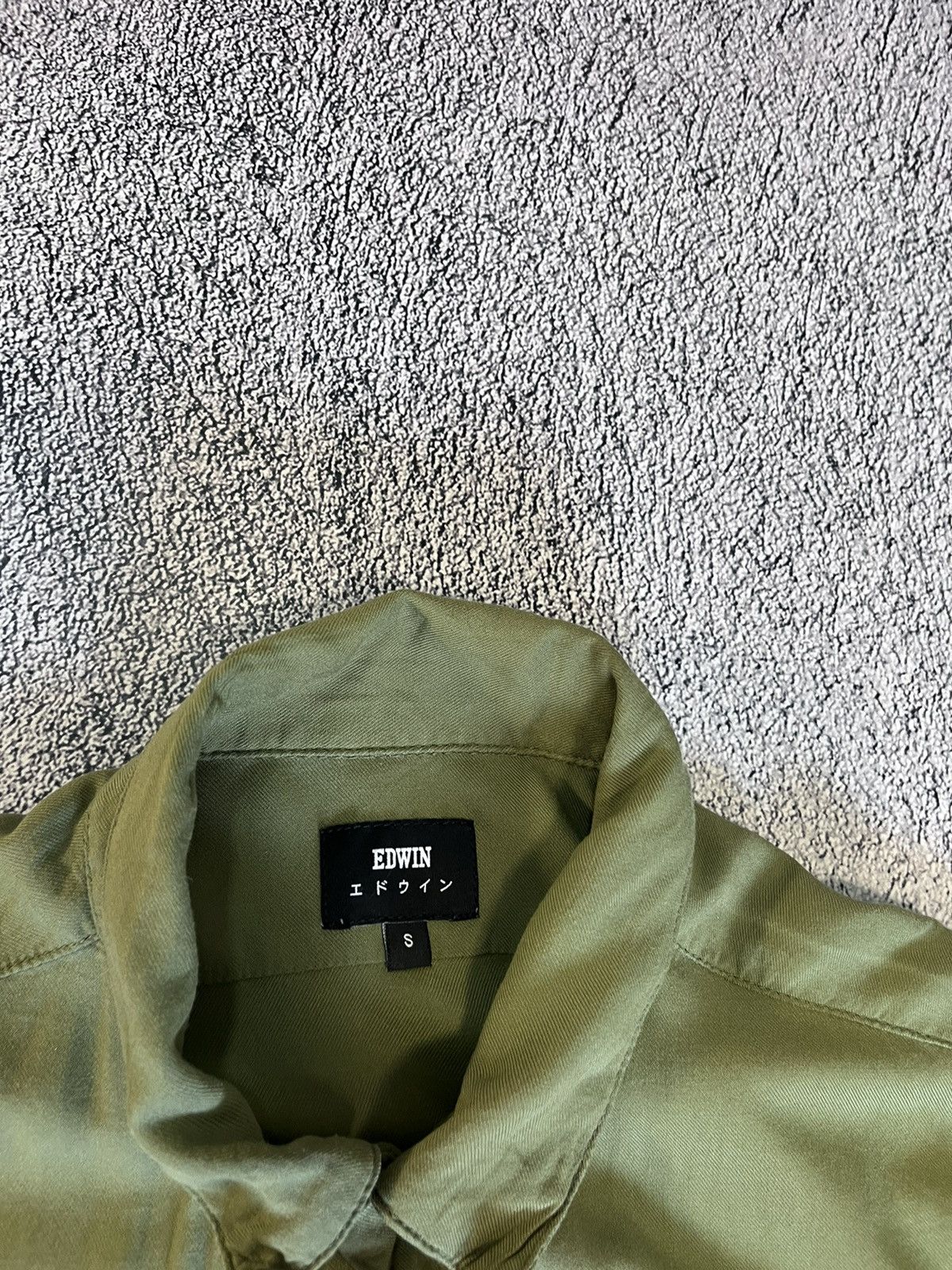 Edwin Edwin Mens Martini Autonomous Olive Shirt Size S Size US S / EU 44-46 / 1 - 5 Thumbnail
