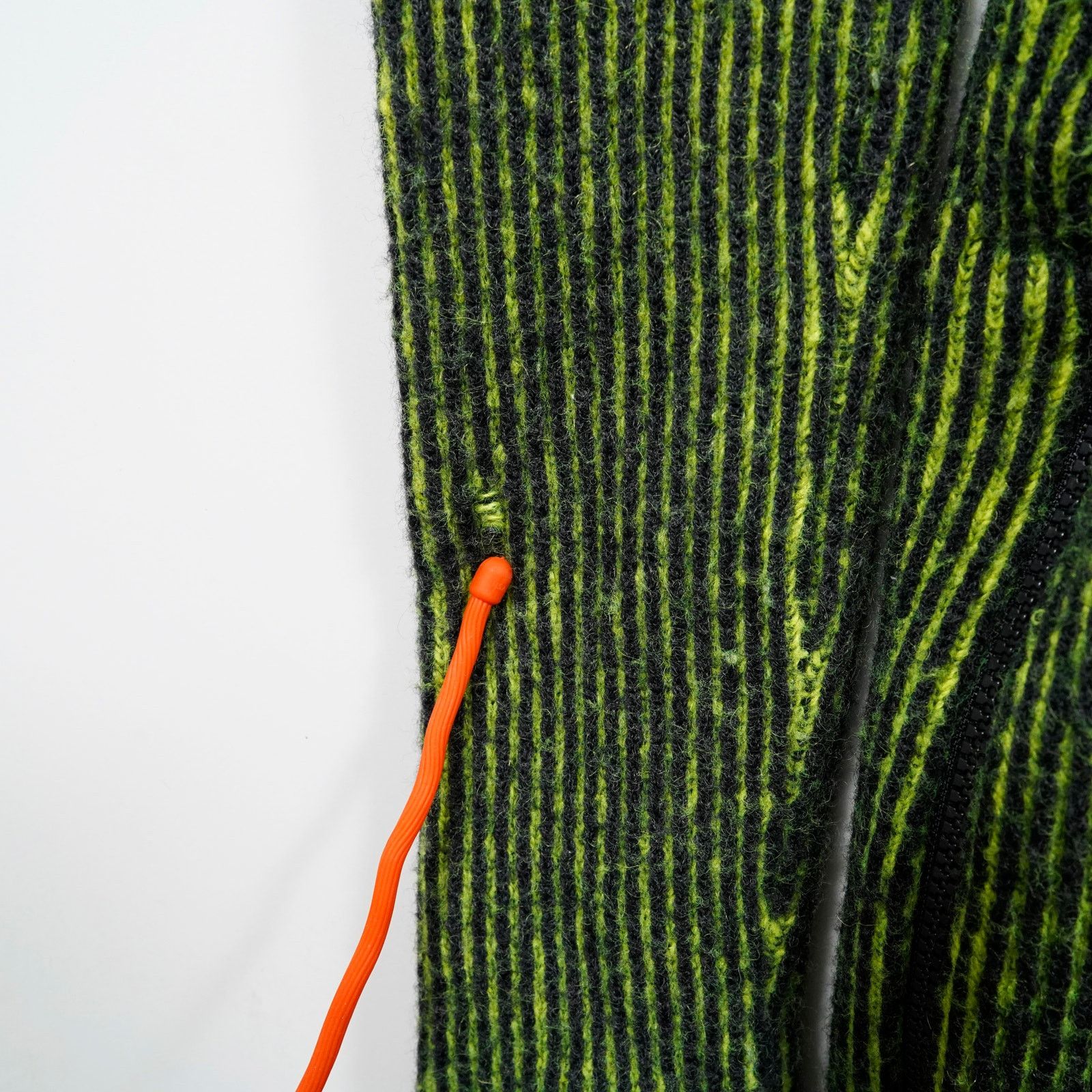 Y-3 Y-3 Yohji Yamamoto Knit Dress Green Black Striped XS Bodycon Size XS / US 0-2 / IT 36-38 - 8 Thumbnail