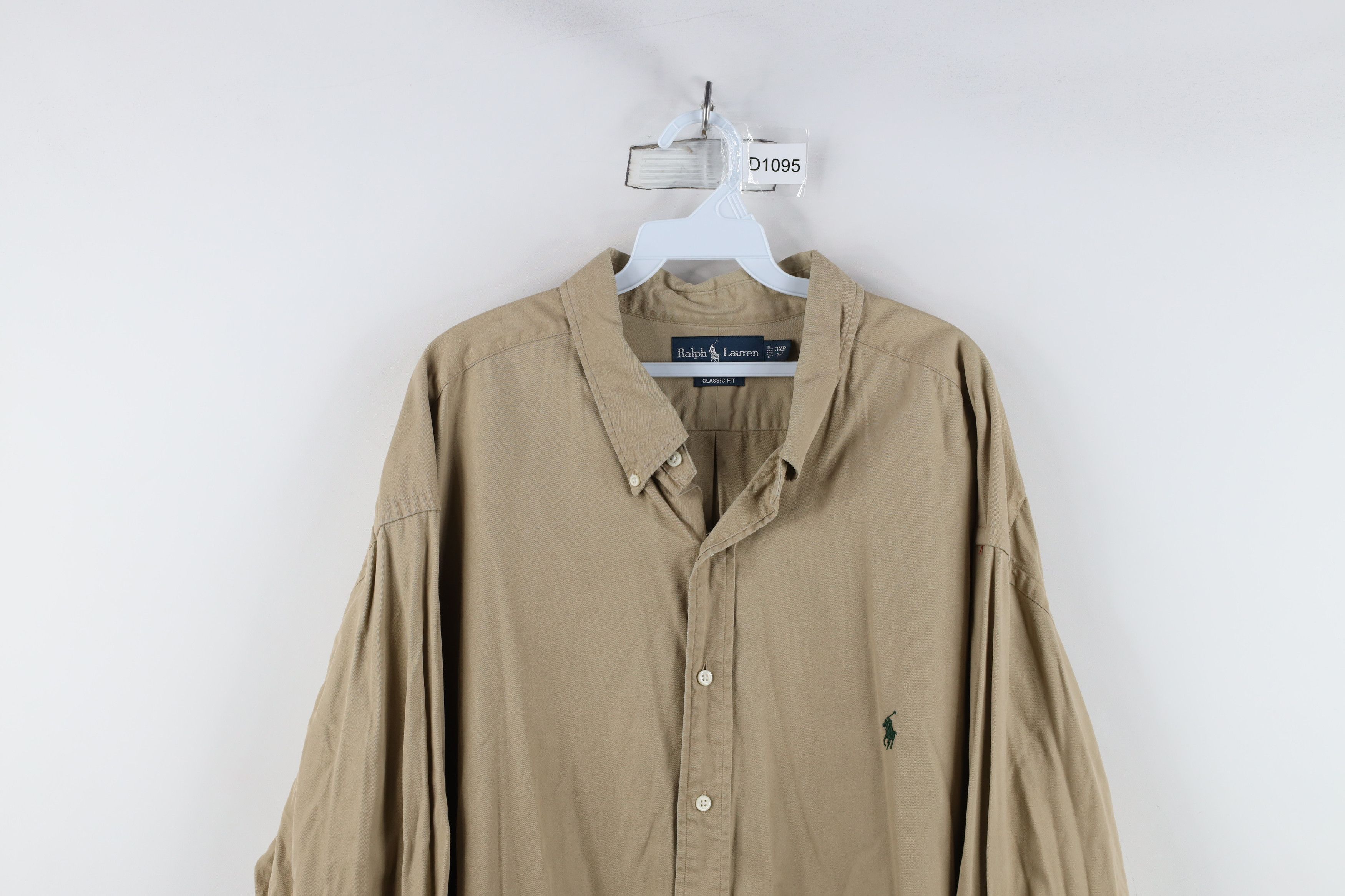 Ralph Lauren × Vintage Vintage 90s Ralph Lauren Fit Collared Button Down Shirt Size US XXL / EU 58 / 5 - 2 Thumbnail