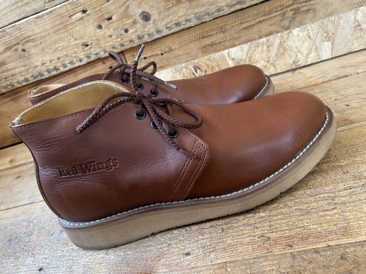 Red Wing Redwing chukka traction tread leather books uk 6.5D Size US 7.5 / EU 40-41 - 8 Thumbnail