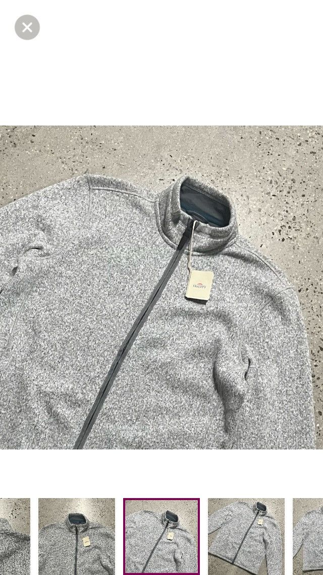 Faherty Faherty Full Zip Fleece Sweater MKH2342 Large Size US L / EU 52-54 / 3 - 12 Thumbnail