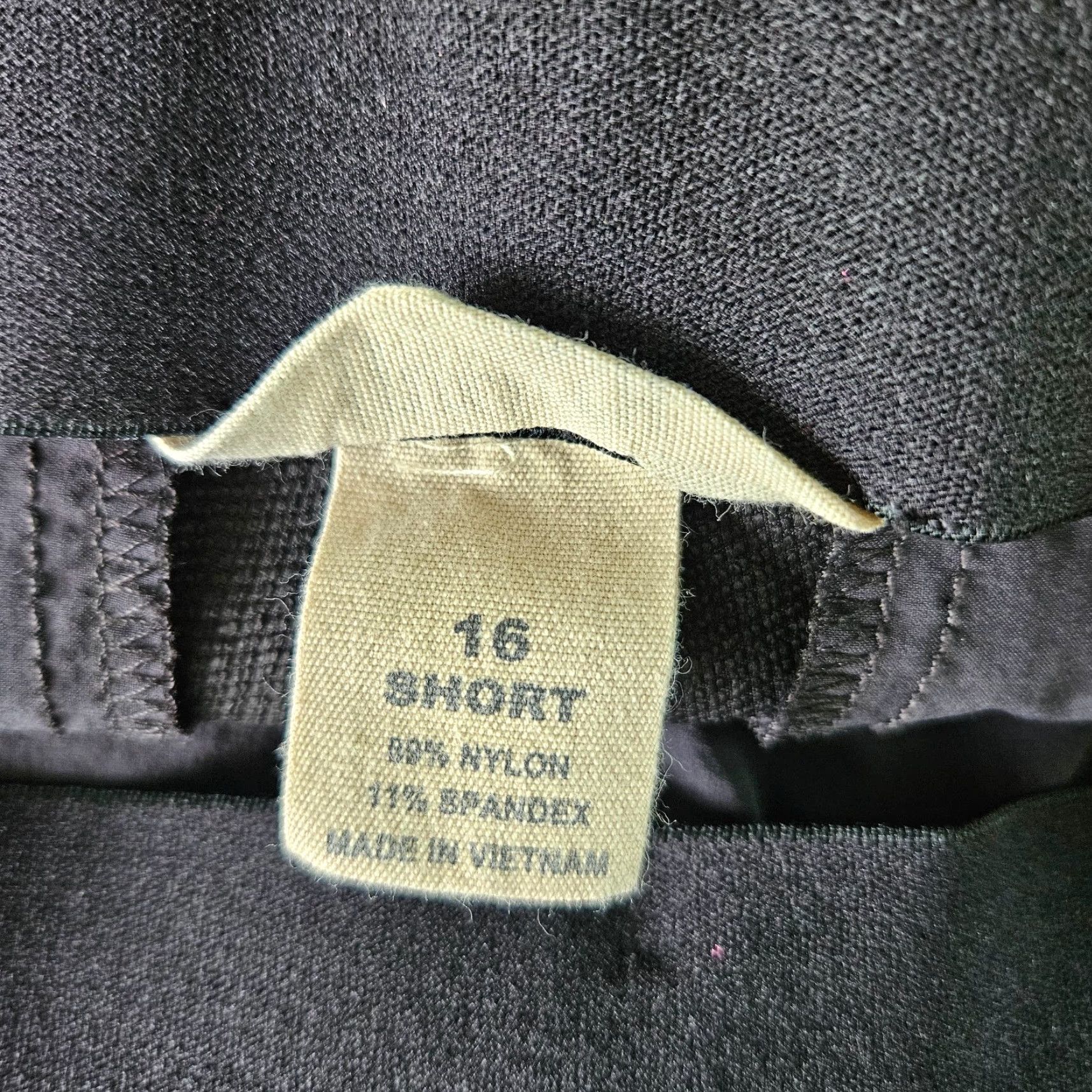 Vintage Duluth Womens Flexcellent Skinny Leg Ankle Pants Sz 16 Short Black Side Zip - Pockets - Nylon Spandex - Casual Womens Pants 16 Short Black Size 38" / US 16 / IT 52 - 7 Thumbnail