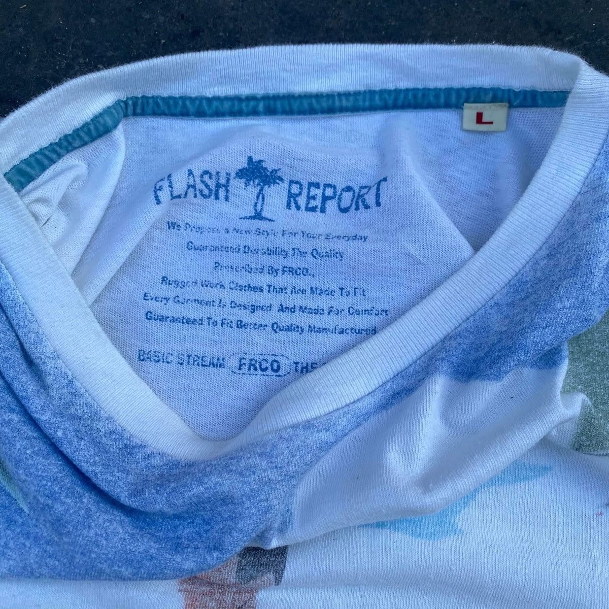 Vintage RARE ‼️ Flash Report Size US L / EU 52-54 / 3 - 3 Thumbnail