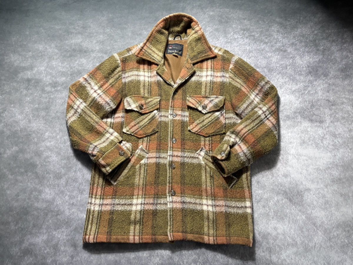 Vintage Vintage Plaid Jacket Lined Chore Coat Wool Deacon Bros Hunt Size US L / EU 52-54 / 3 - 18 Thumbnail
