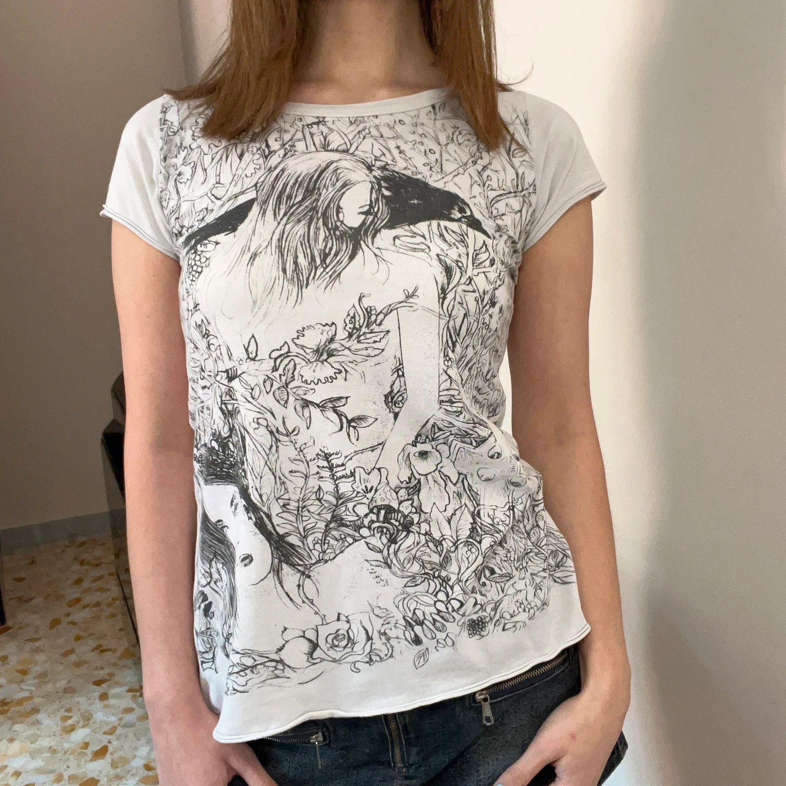 Hysteric Glamour Y2K 00s Tribal T-shirt tank top Japanese swag
