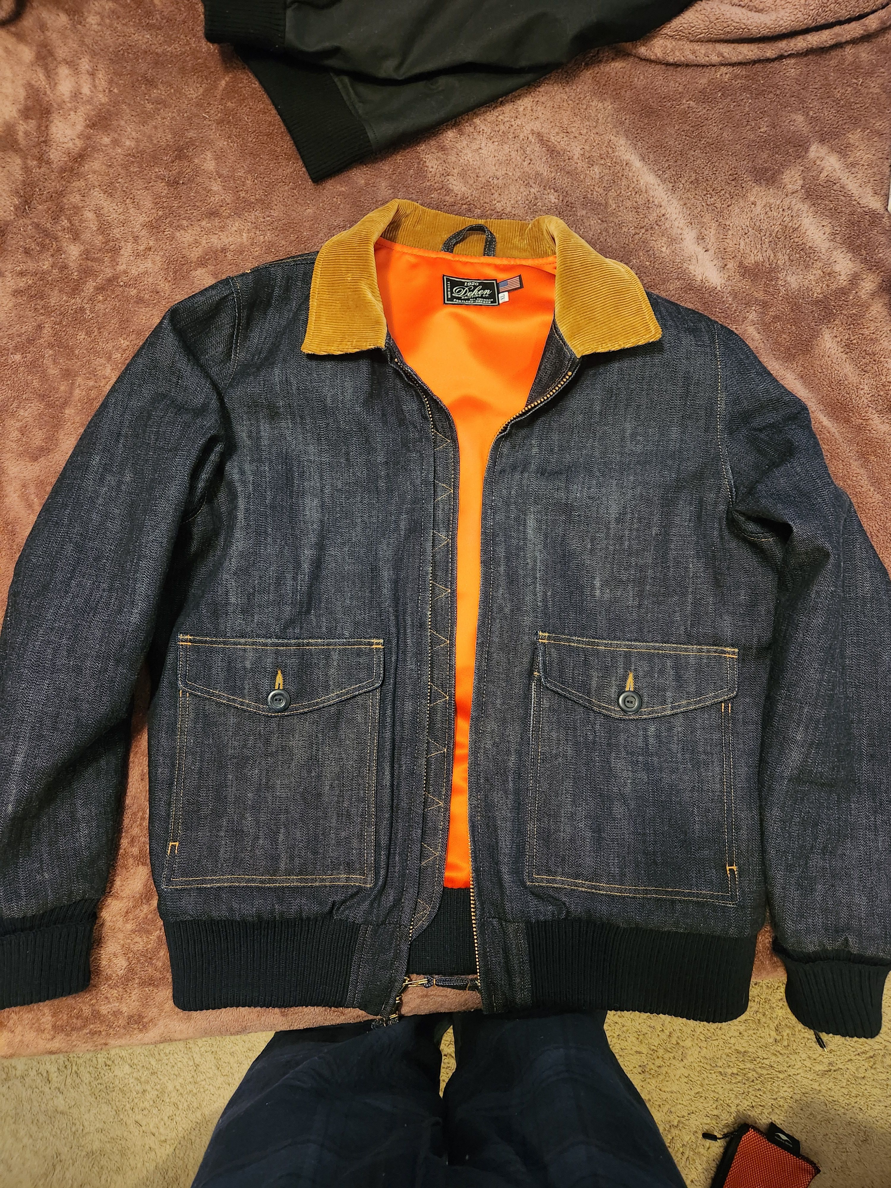 Dehen 1920 Dehen 1920 Carrier Jacket - Indigo Denim Size US XL / EU 56 / 4 - 1 Thumbnail
