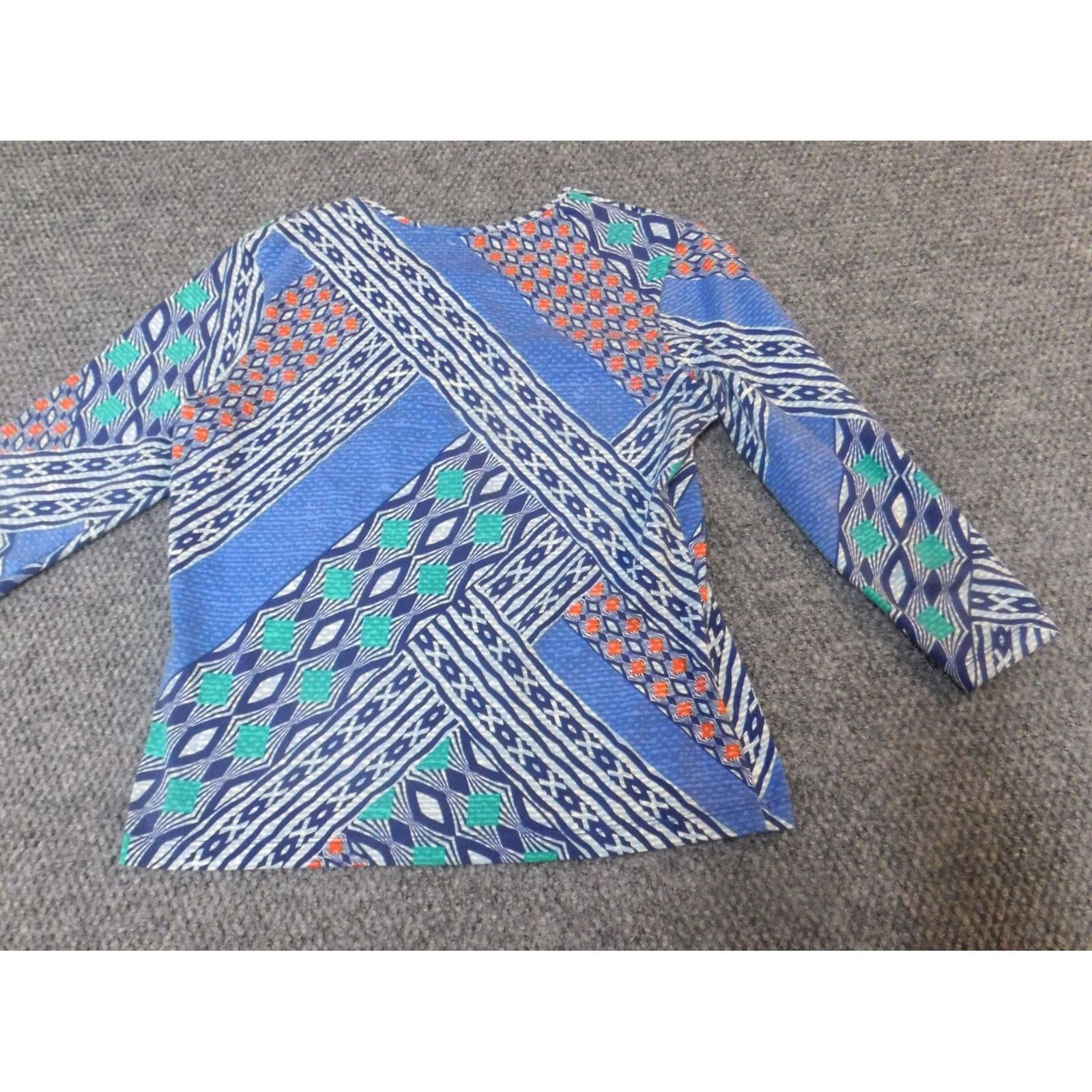 Vintage Ruby Rd Womens Button-Up Shirt PS Petites blue Size S / US 4 / IT 40 - 7 Thumbnail