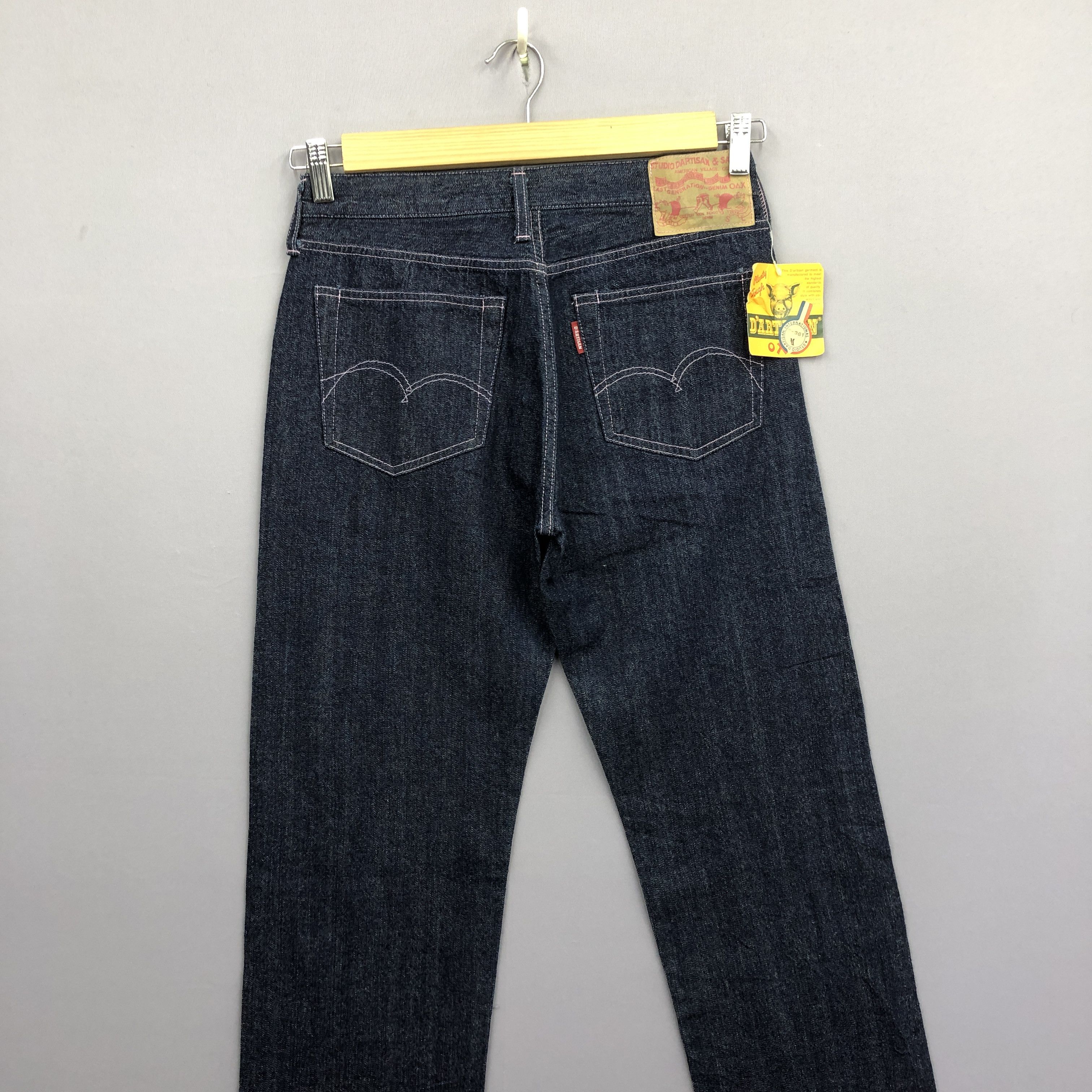 Studio D'Artisan Crazy NWT Vintage Y2K Studio D'Artisan Selvedge Jeans Denim Size 28" / US 6 / IT 42 - 4 Thumbnail