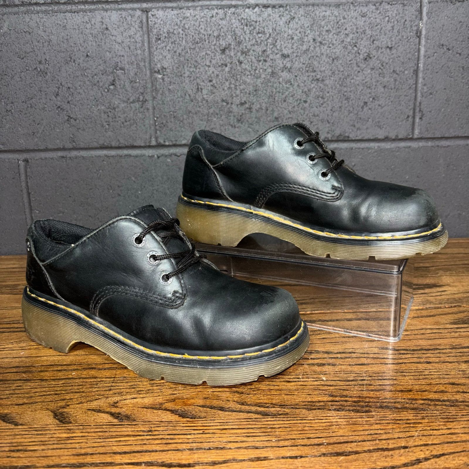 Dr. Martens Dr. Martens Chunky Platform Y2K Oxford Shoes Black Womens 10 Size US 10 / IT 40 - 1 Thumbnail