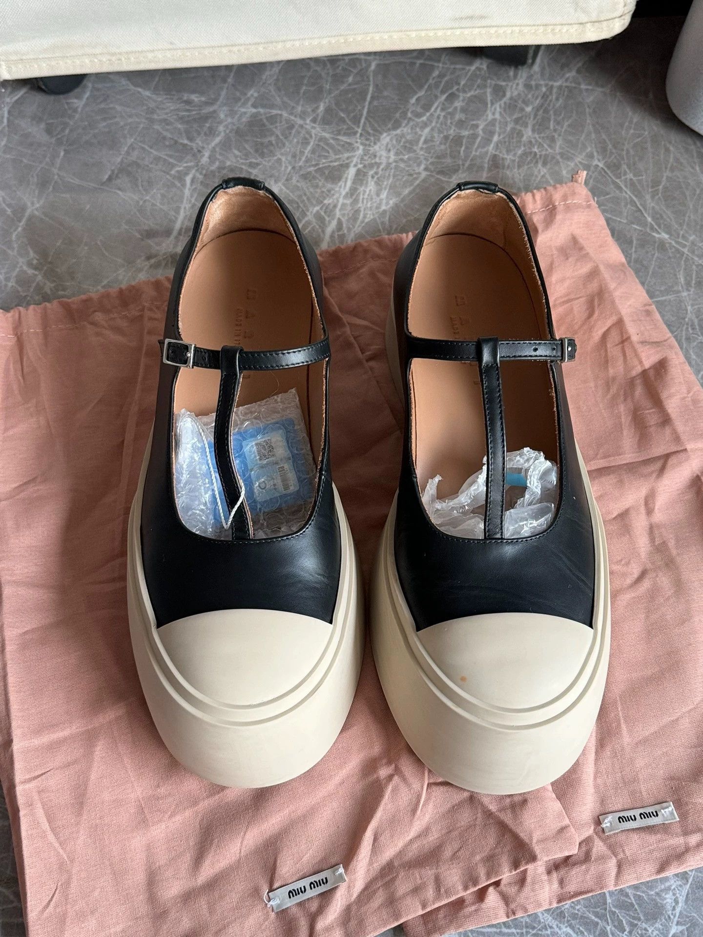 Marni Marni platform buckle Mary Jane black Size US 7.5 / IT 37.5 - 2 Thumbnail