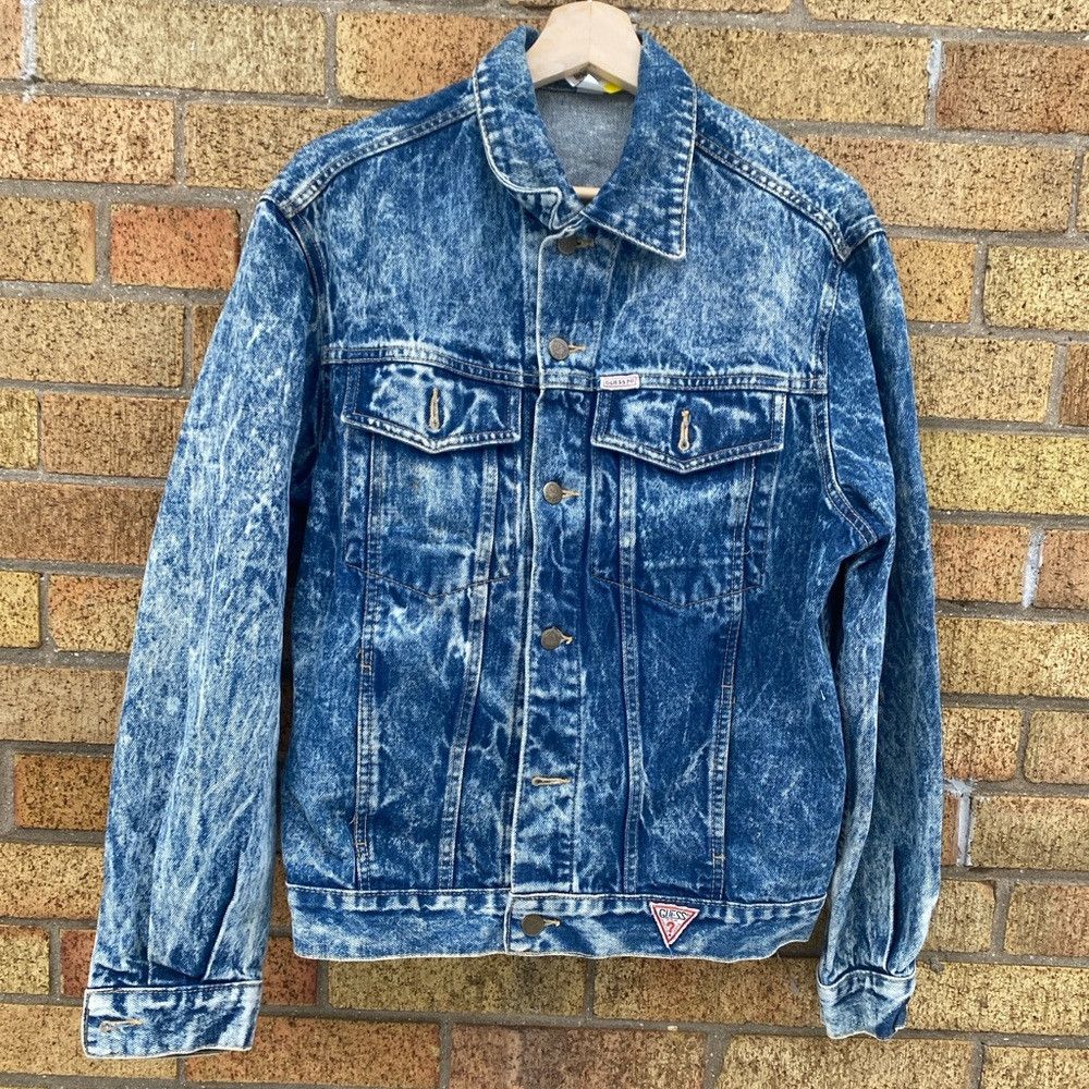 Guess × Vintage Vintage 1986 Georges Marciano For Guess Denim Jacket Men's Size US M / EU 48-50 / 2 - 1 Thumbnail