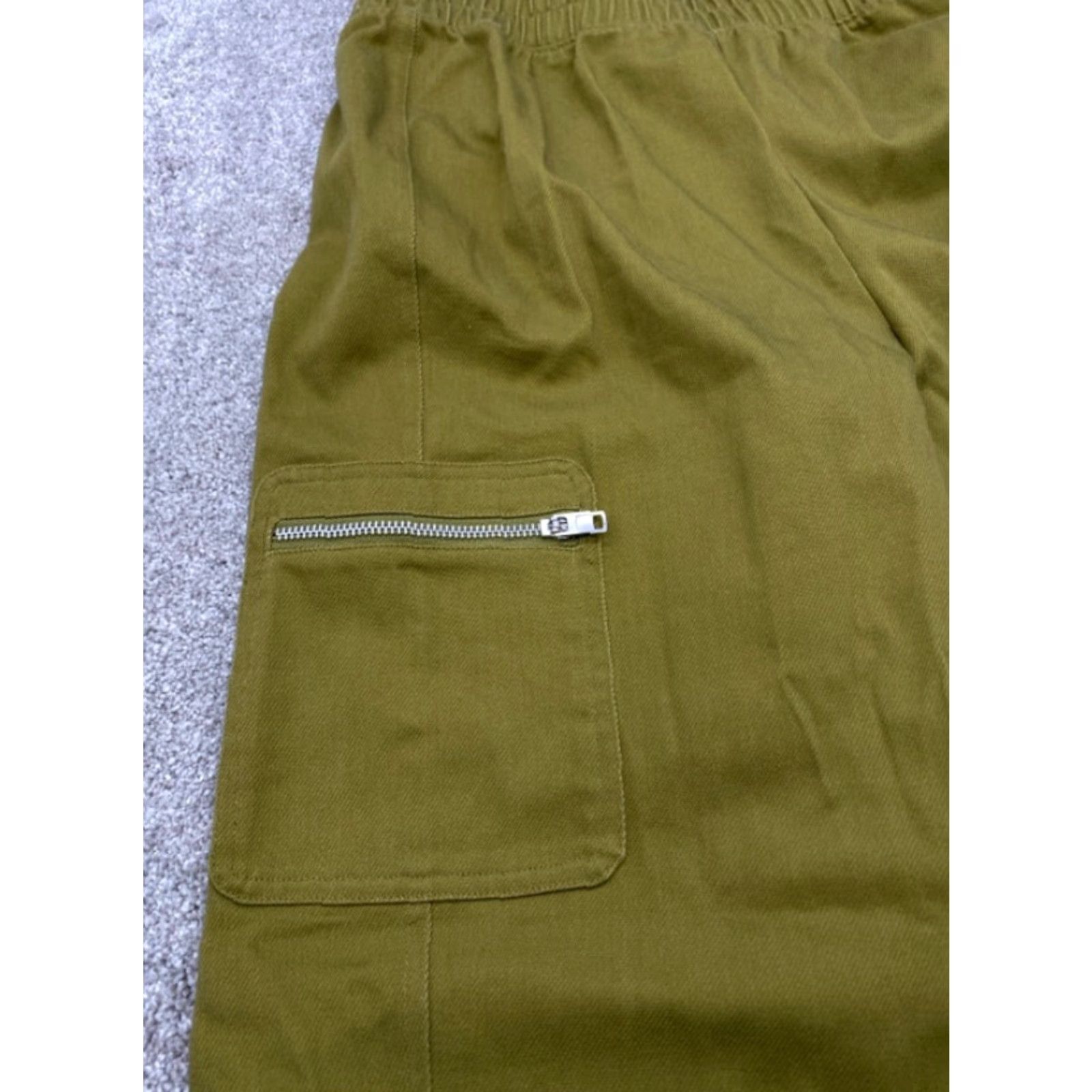 Vintage DSG Twitch & Allison Women's S Twill Jogger Aged Grass Loose Fit XS? Size 29" - 4 Thumbnail