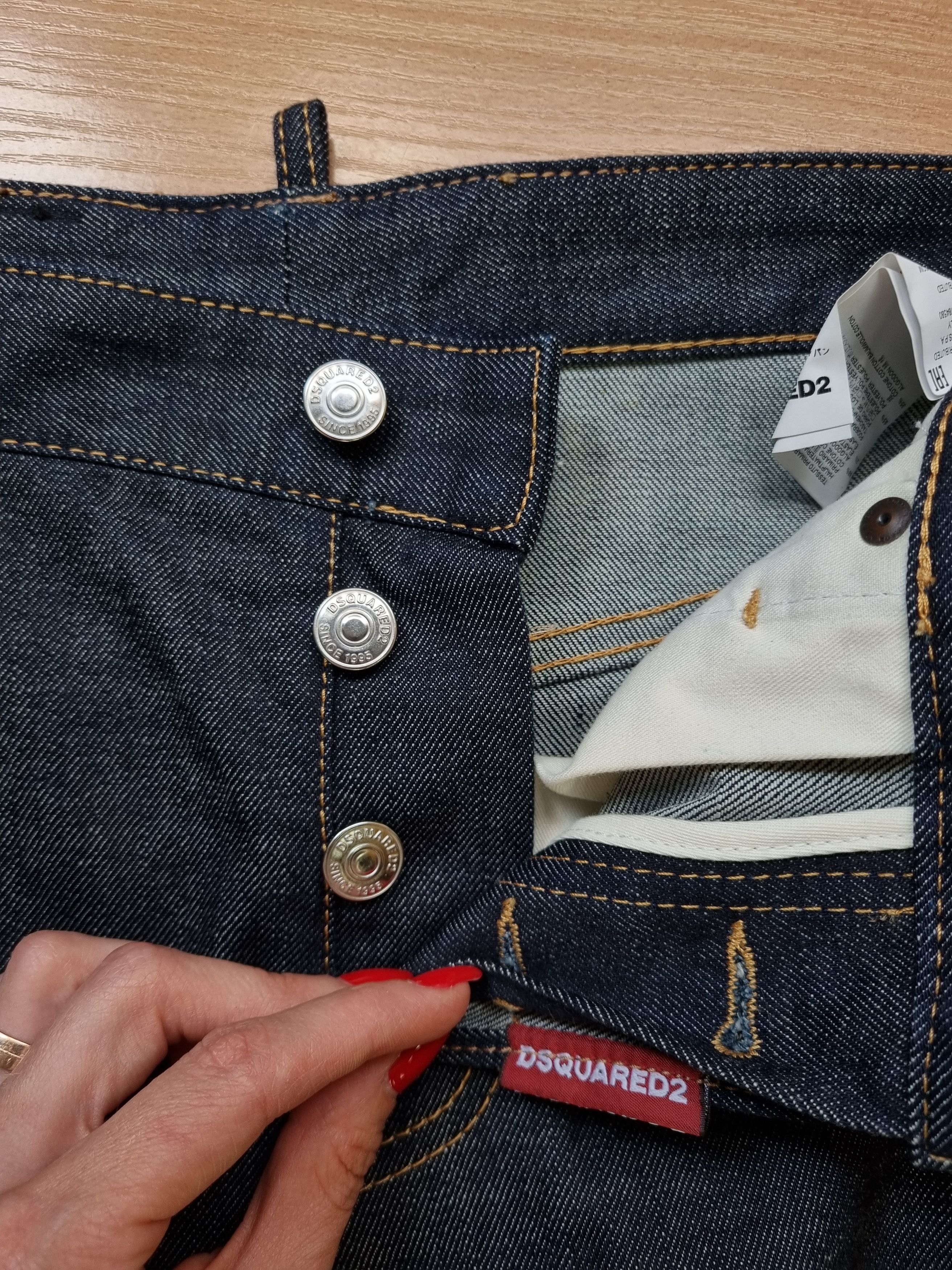 Dsquared2 DSQUARED2 Italian Raw Denim Skinny Jeans Size US 32 / EU 48 - 11 Thumbnail