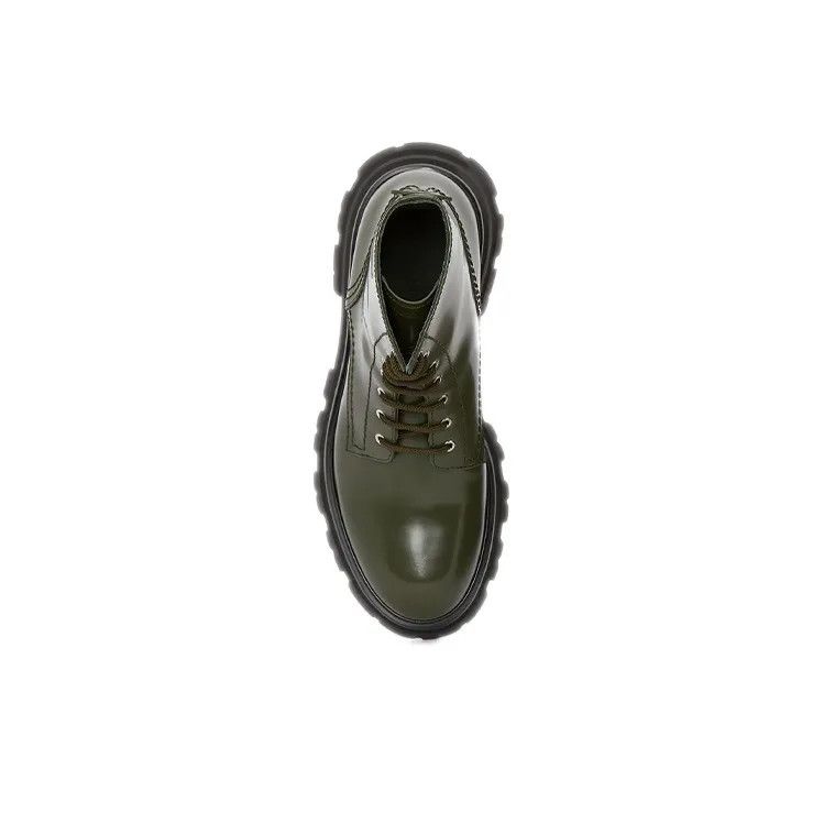 Alexander McQueen o1y0225 Ankle Boots in Military Green Size US 6 / IT 36 - 3 Thumbnail