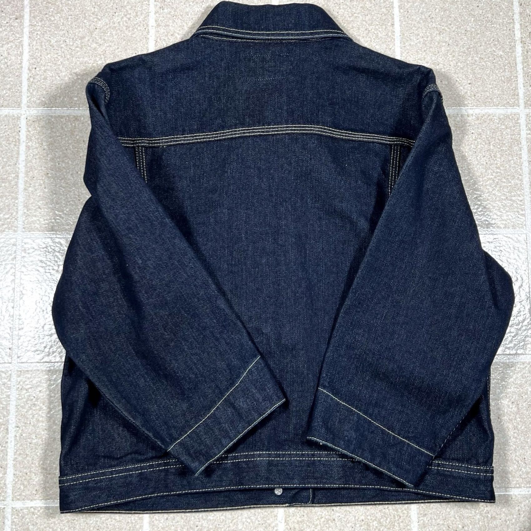 Vintage Xhilaration Jacket Denim Trucker Womens XL Blue Denim Jacket Size XL Womens Size 40" / US 18 - 3 Thumbnail