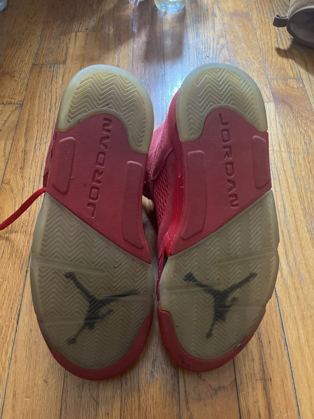 Jordan Brand Jordan 5 Retro Red Suede Size US 8.5 / EU 41-42 - 4 Thumbnail