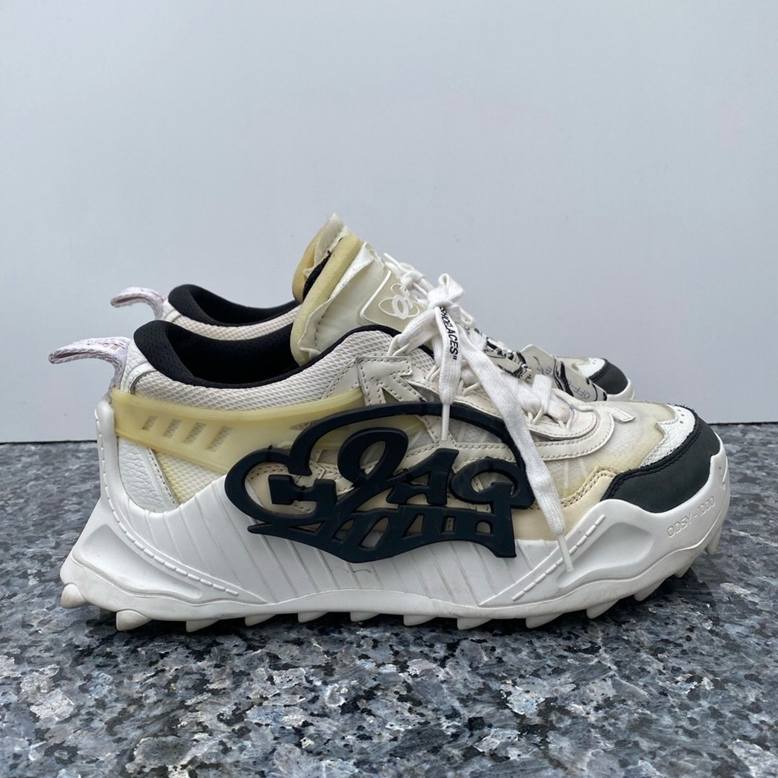 Off-White Off-White ODSY-1000 x Katsu White and Black Men’s Size 43 Size US 10 / EU 43 - 1 Thumbnail