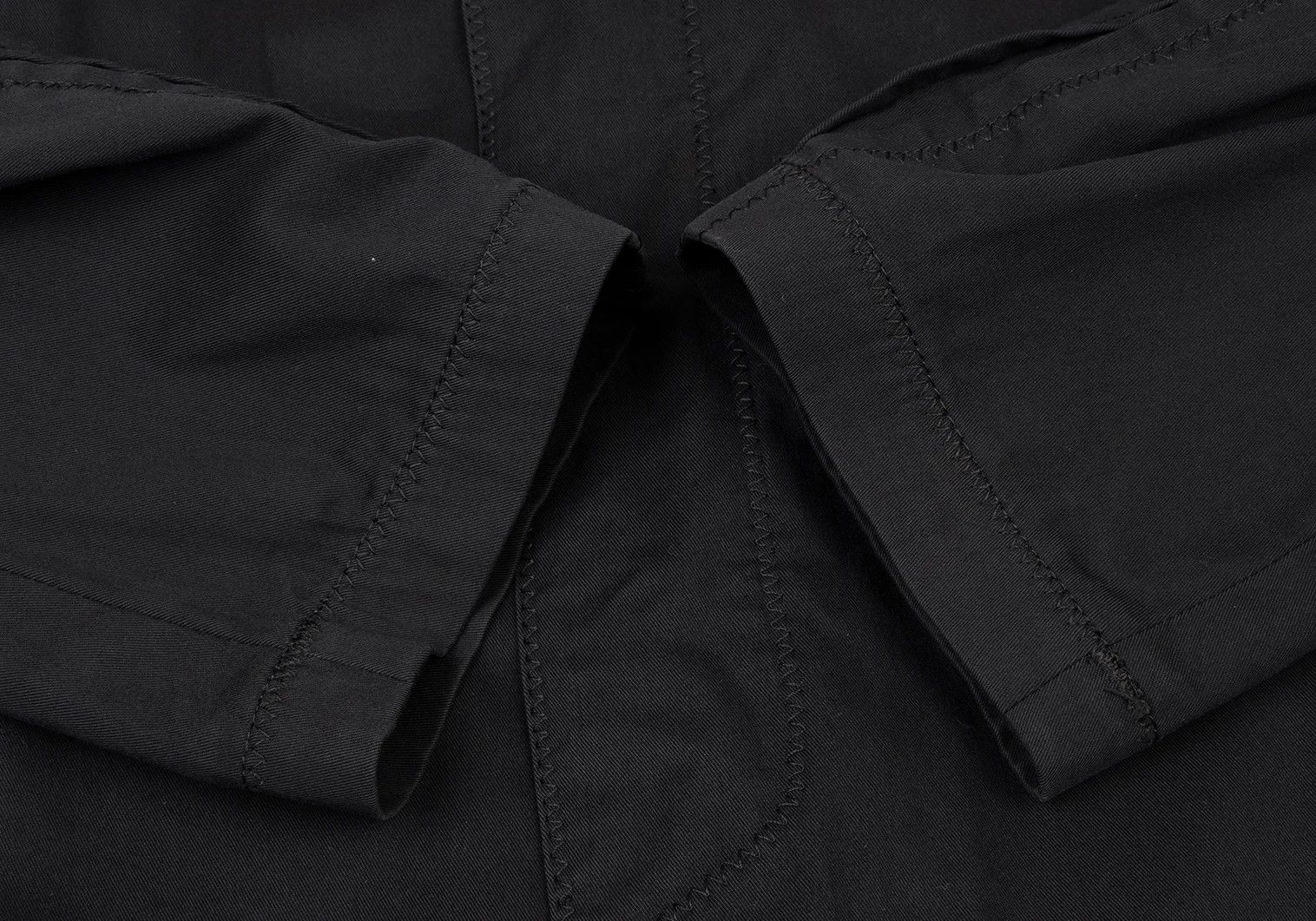 Jean Paul Gaultier Cotton Nylon Stitch Design Coat in Black Size 46 Size US S / EU 44-46 / 1 - 9 Thumbnail