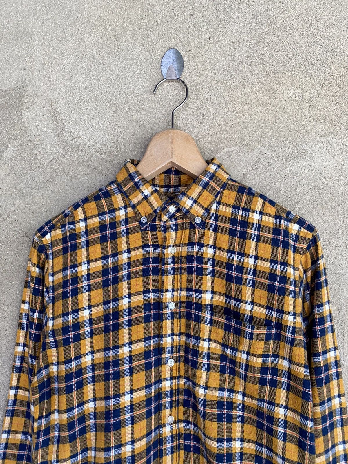 BEAUTY&YOUTH Beauty&Youth United Arrow Plaid Tartan Flannel Shirt Size US XXS / EU 40 - 3 Thumbnail