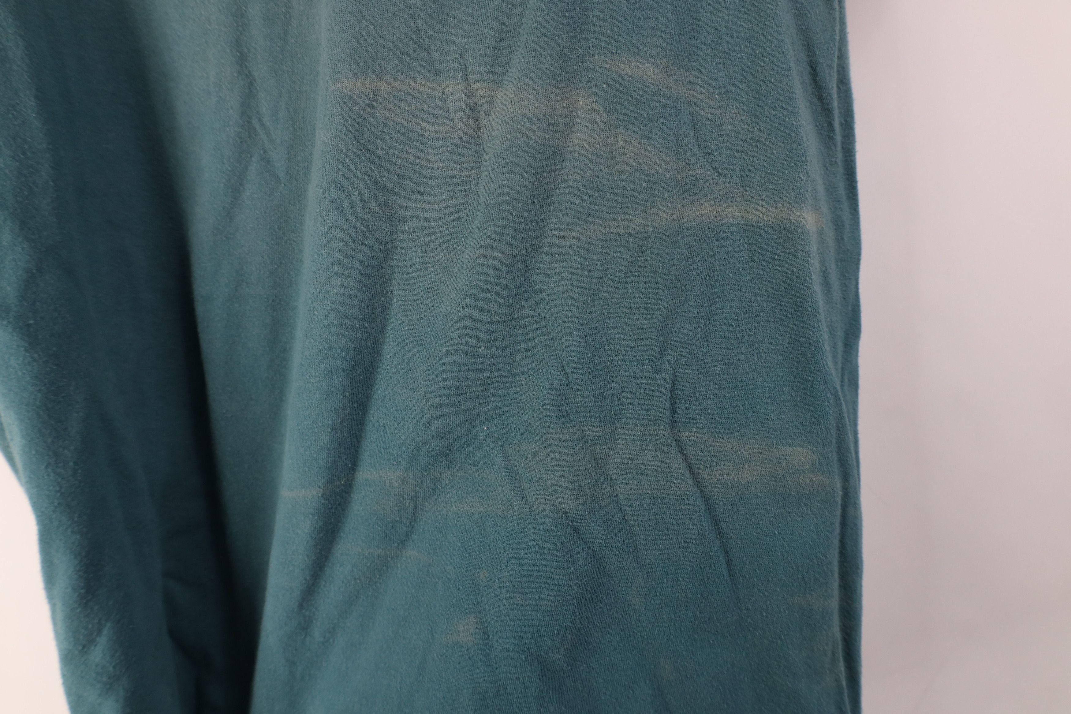 Nike Vintage Nike Travis Scott Mini Swoosh T-Shirt Teal Size US M / EU 48-50 / 2 - 12 Thumbnail