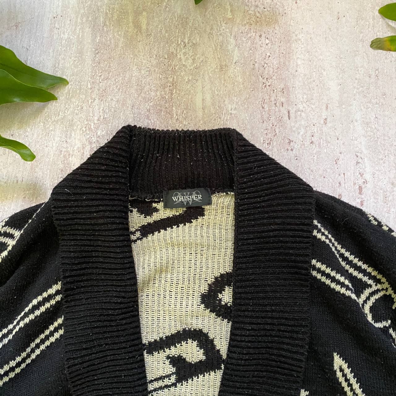 Vintage VINTAGE 90S WHISPER NEEDLES AMAZING CARDIGAN 136 Size US M / EU 48-50 / 2 - 3 Thumbnail